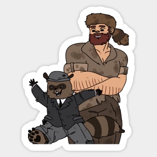 Raul and Doc! Sticker